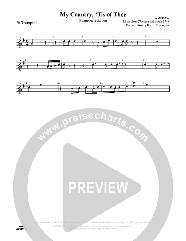 My Country Tis Of Thee Trumpet 1 ()