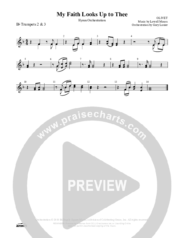 My Faith Looks Up To Thee Trumpet 2/3 ()