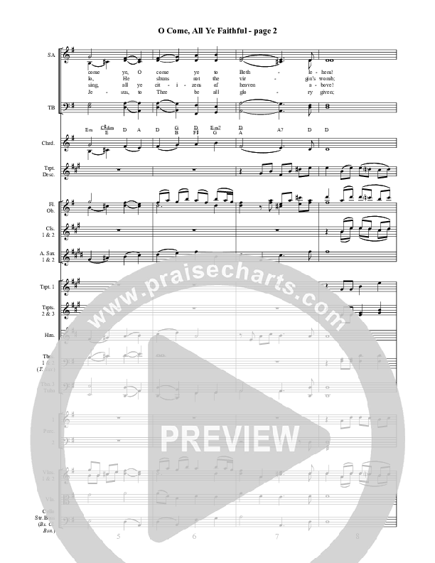 O Come All Ye Faithful Orchestration ()