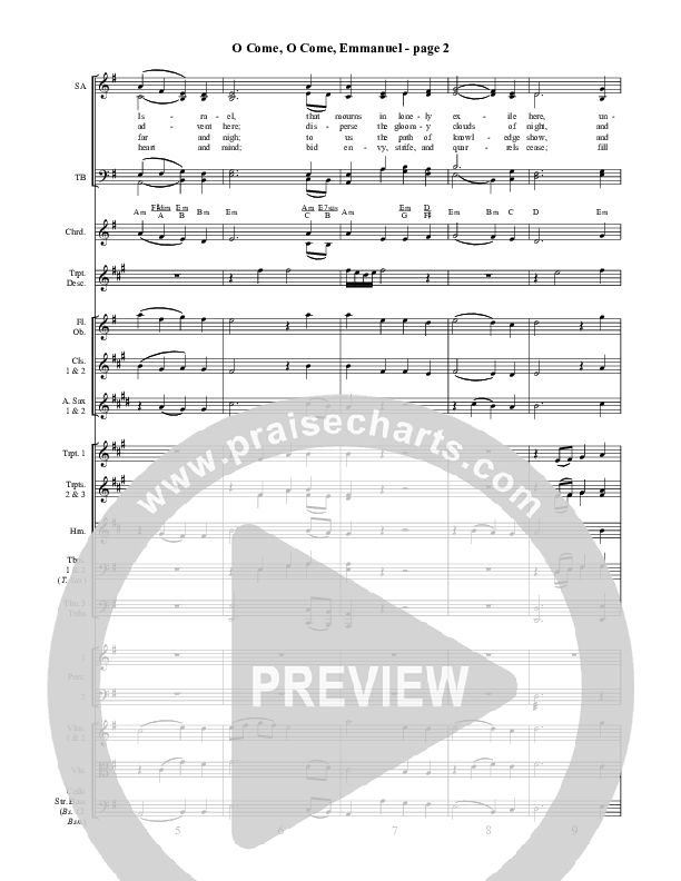 O Come O Come Emmanuel Orchestration ()