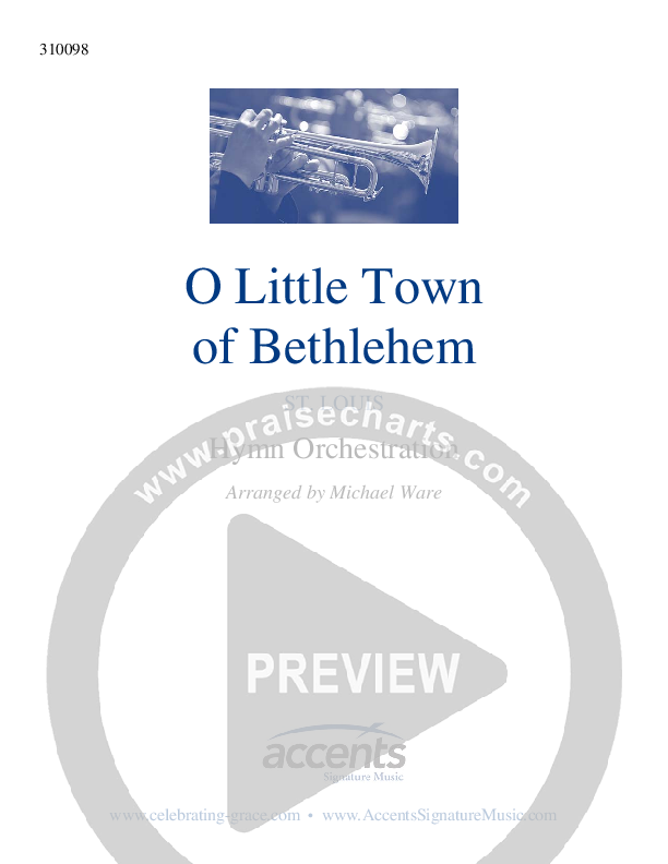 O Little Town Of Bethlehem Cover Sheet ()