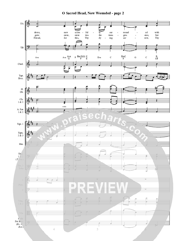 O Sacred Head Now Wounded Orchestration ()