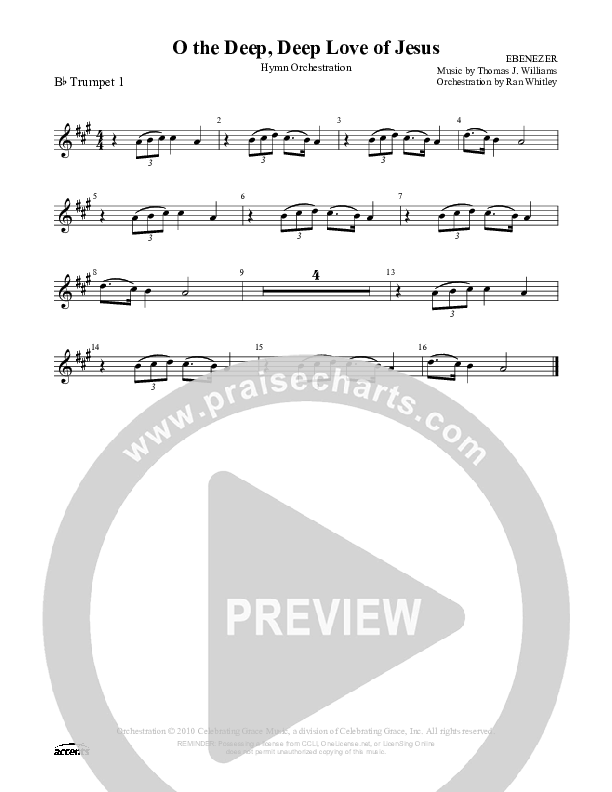 O The Deep Deep Love Of Jesus Trumpet 1 ()