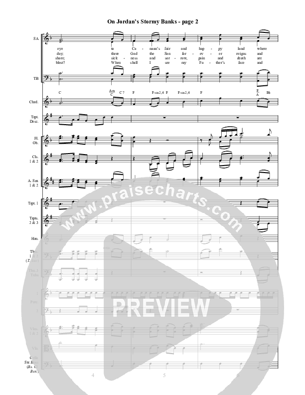 On Jordan's Stormy Banks Orchestration ()