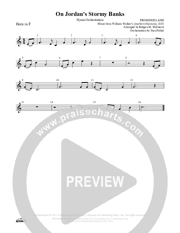 On Jordan's Stormy Banks French Horn ()