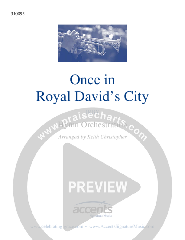 Once In Royal David's City Cover Sheet ()