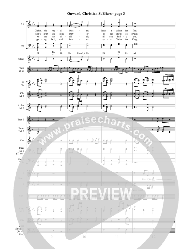 Onward Christian Soldiers Conductor's Score ()