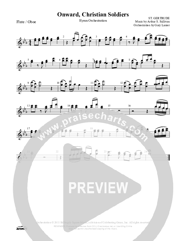 Onward Christian Soldiers Flute/Oboe ()