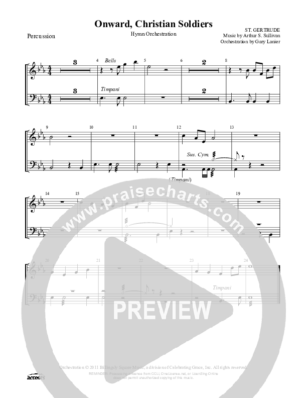 Onward Christian Soldiers Percussion ()