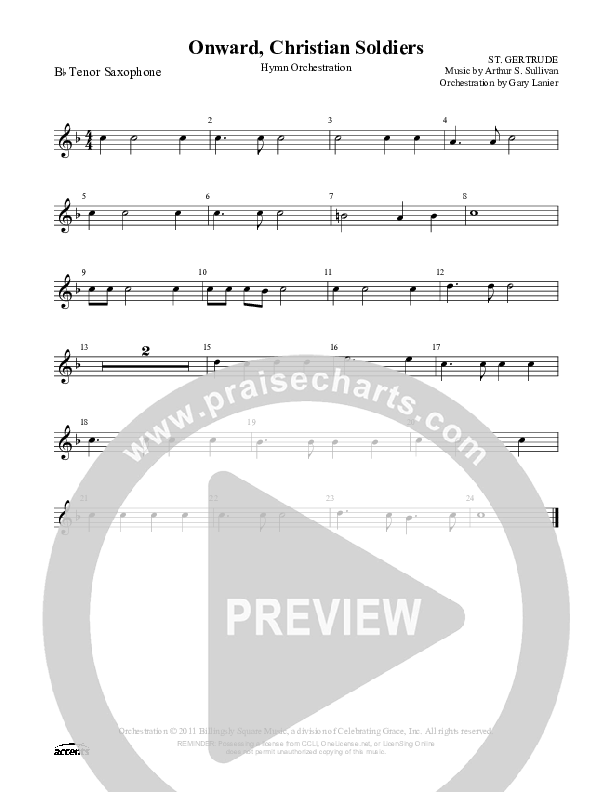 Onward Christian Soldiers Tenor Sax 2 ()