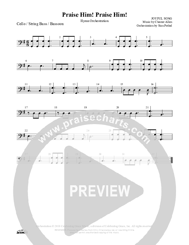 Praise Him Praise Him  Cello/Bass ()
