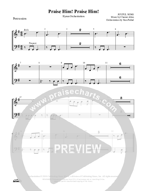 Praise Him Praise Him  Percussion ()