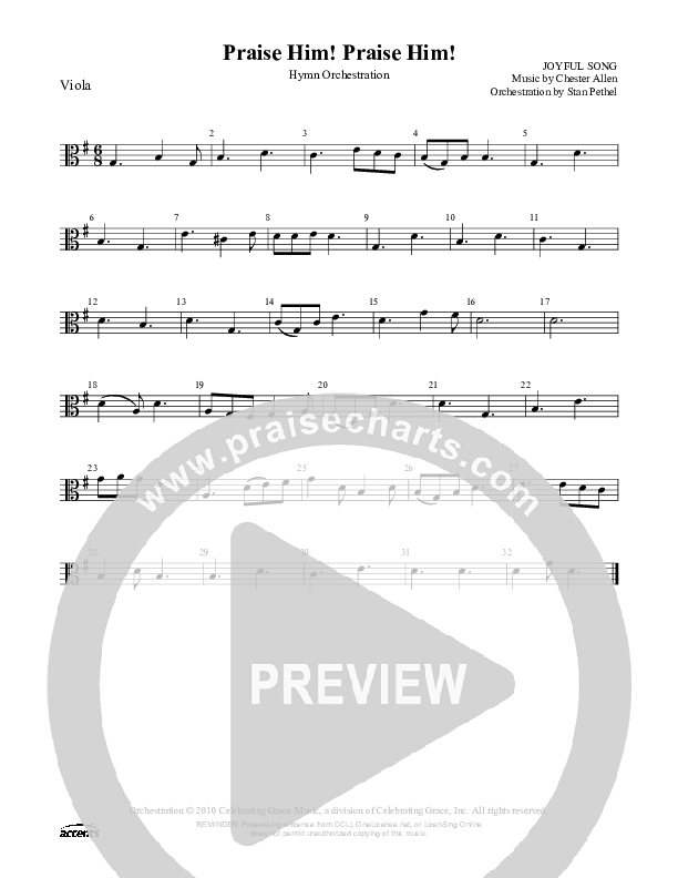 Praise Him Praise Him  Viola ()