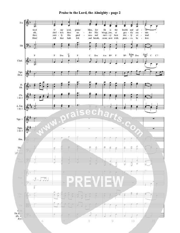 Praise To The Lord The Almighty Orchestration ()