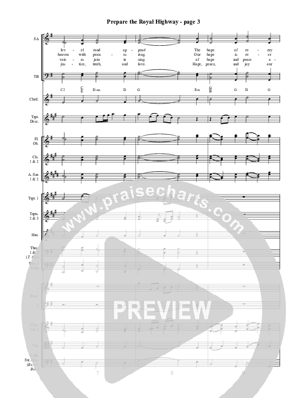 Prepare The Royal Highway Conductor's Score ()