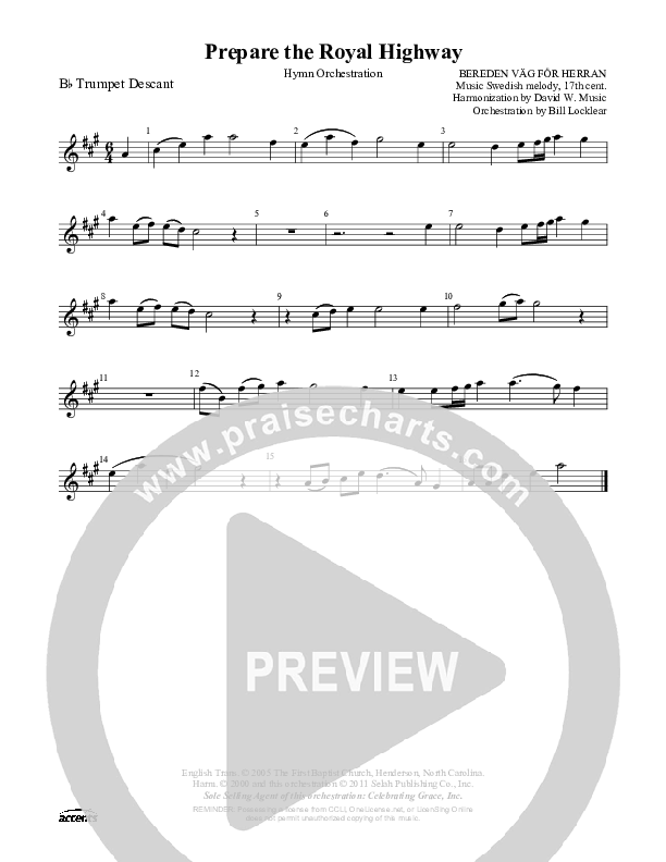 Prepare The Royal Highway Trumpet ()