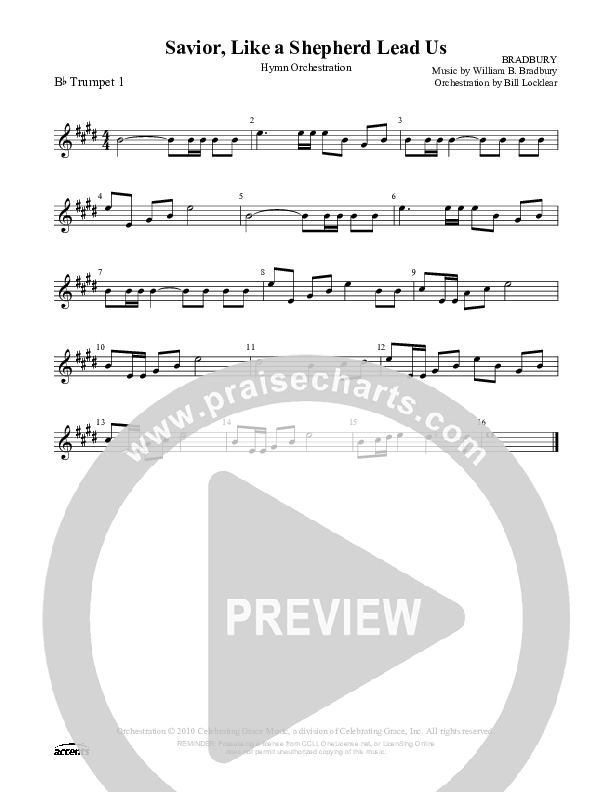 Savior Like A Shepherd Lead Us Trumpet 1 ()