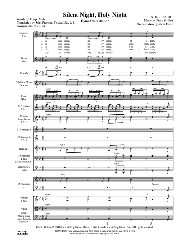 Silent Night Holy Night Orchestration ()