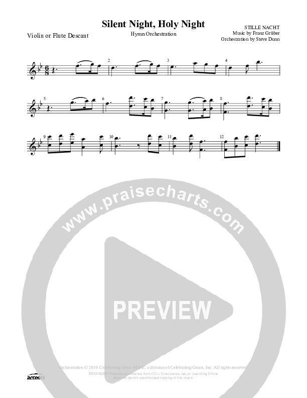 Silent Night Holy Night Flute ()