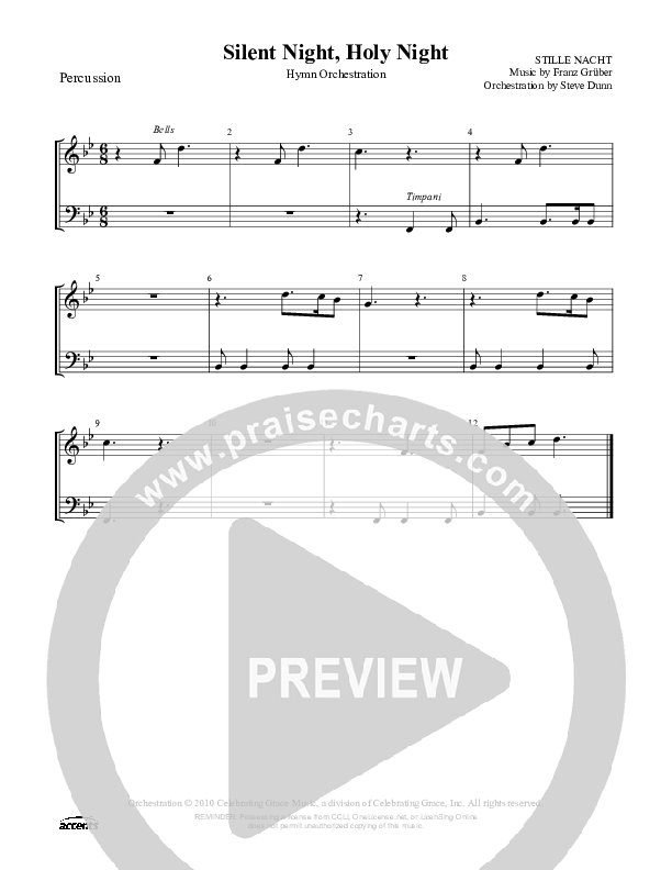 Silent Night Holy Night Percussion ()