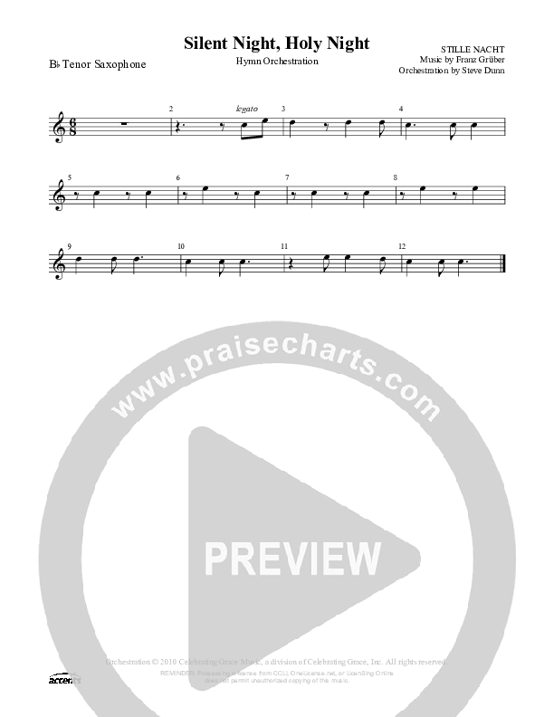 Silent Night Holy Night Tenor Sax 2 ()