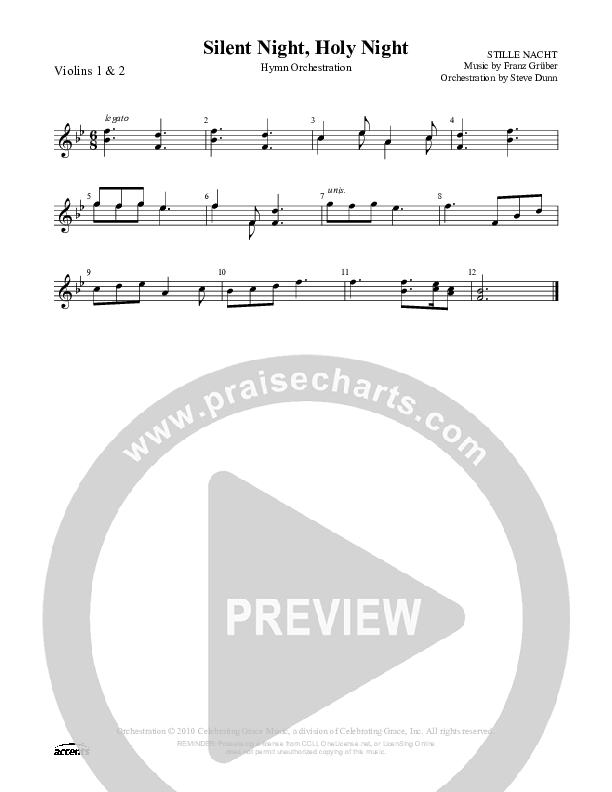 Silent Night Holy Night Violin 1/2 ()