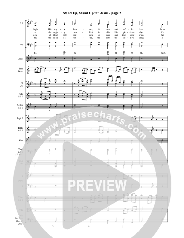Stand Up Stand Up For Jesus Orchestration ()