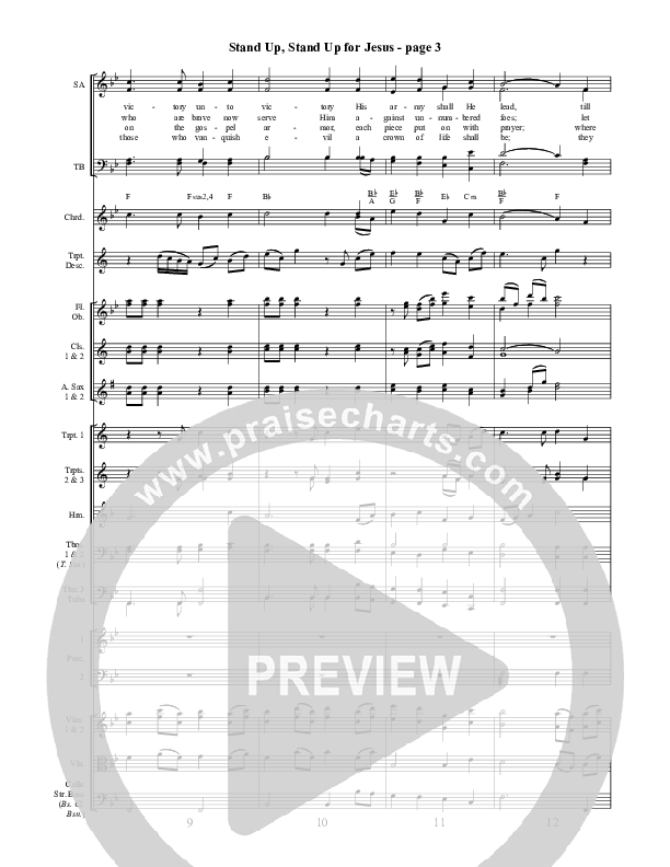 Stand Up Stand Up For Jesus Conductor's Score ()