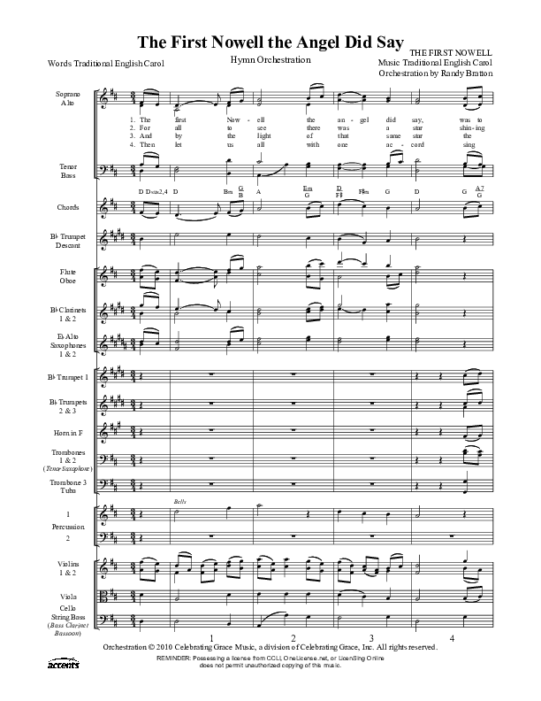 The First Nowell Orchestration ()