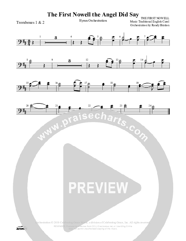 The First Nowell Trombone 1/2 ()