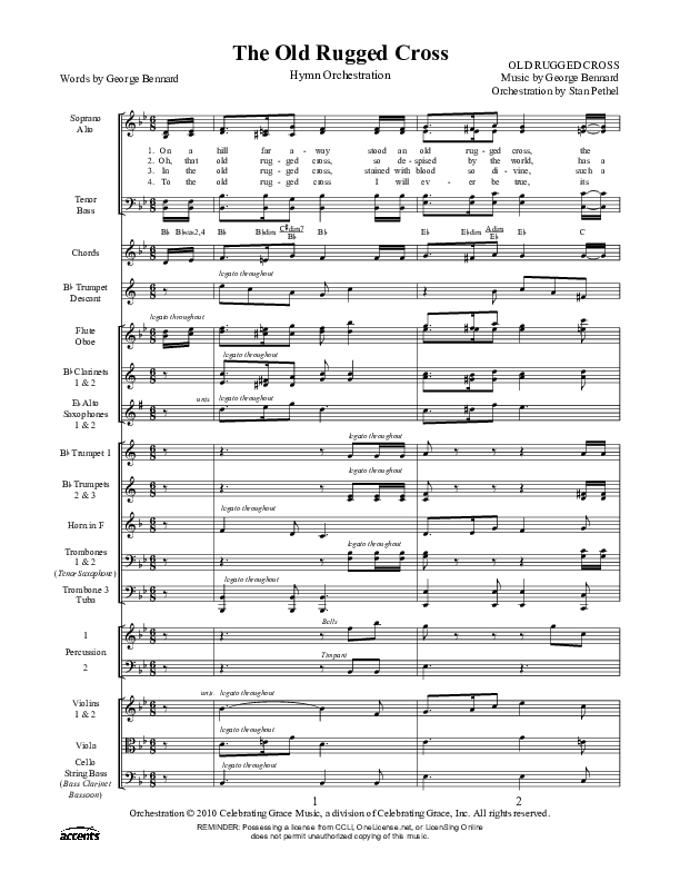 The Old Rugged Cross Orchestration ()