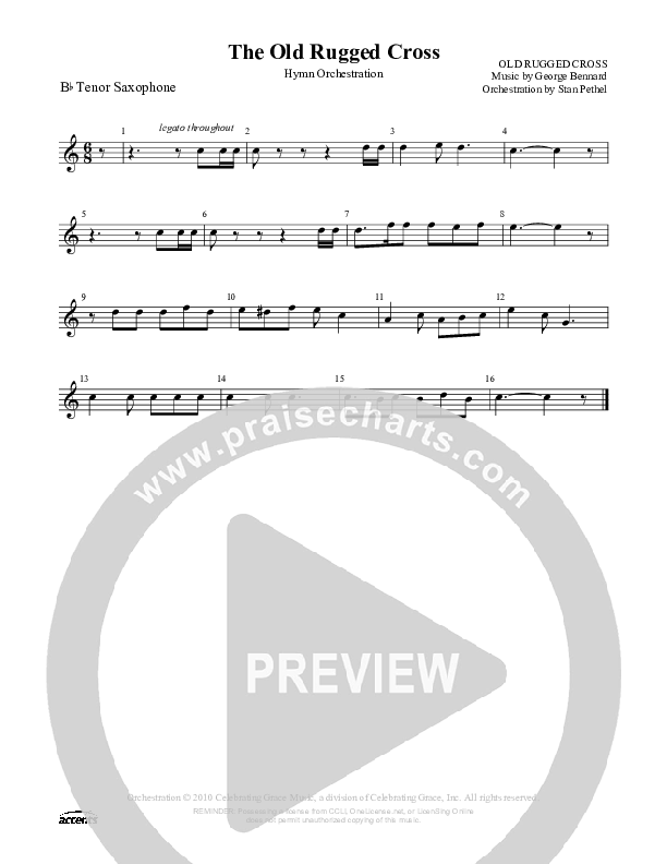 The Old Rugged Cross Tenor Sax 2 ()