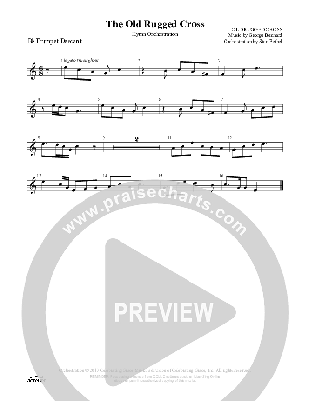 The Old Rugged Cross Trumpet ()