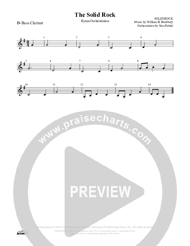 The Solid Rock Bass Clarinet ()