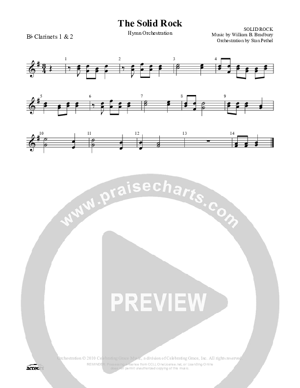 The Solid Rock Clarinet 1/2 ()
