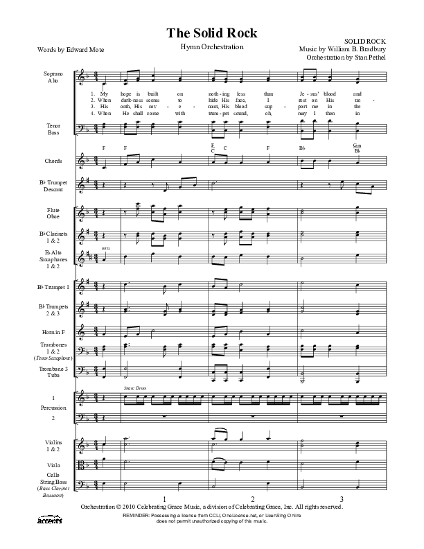 The Solid Rock Orchestration ()