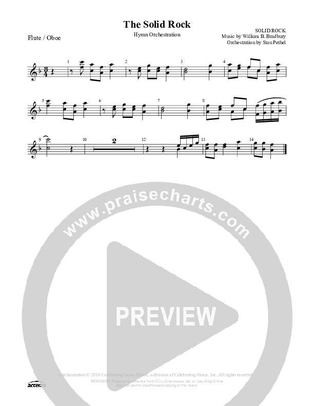 The Solid Rock Flute/Oboe ()