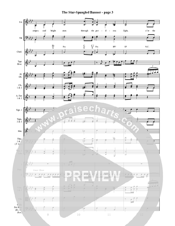 The Star-Spangled Banner  Conductor's Score ()