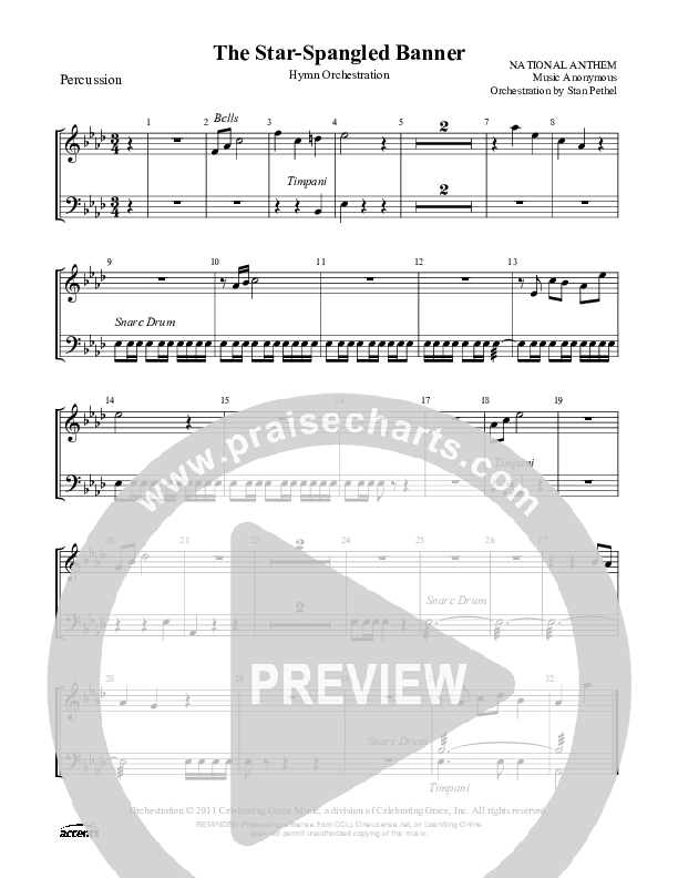 The Star-Spangled Banner  Percussion ()