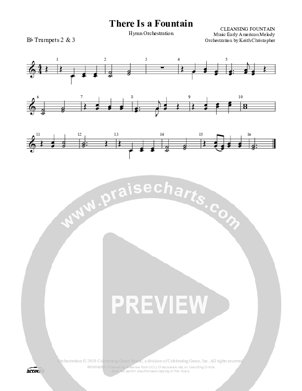 There Is A Fountain Filled With Blood Trumpet 2/3 ()