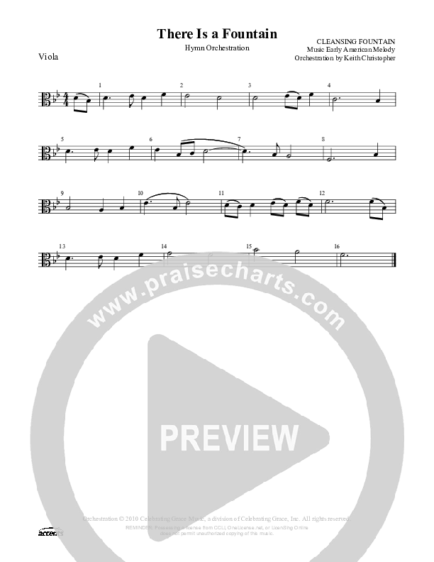 There Is A Fountain Filled With Blood Viola ()