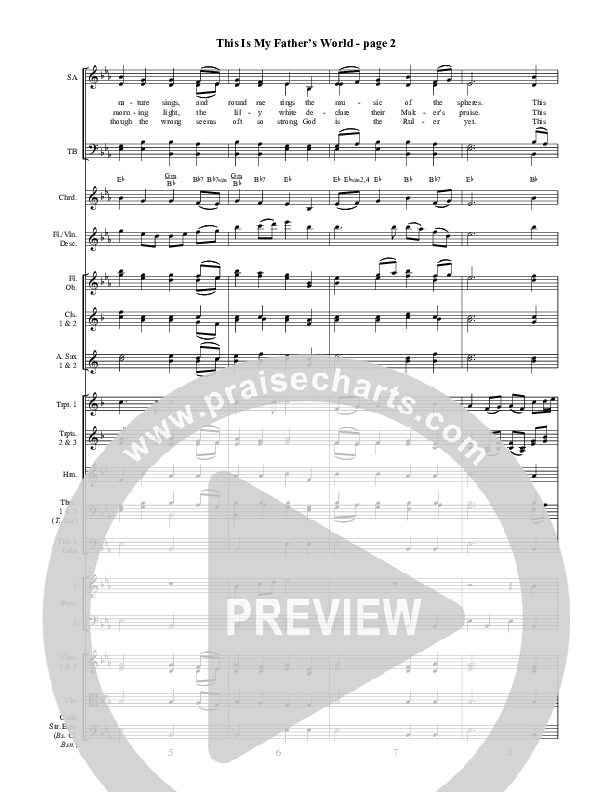 This Is My Father's World Orchestration ()