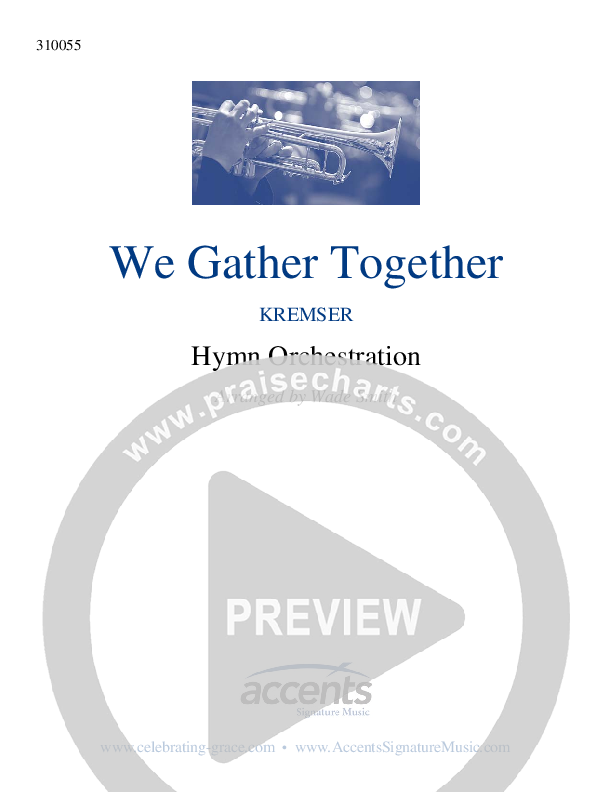 We Gather Together  Cover Sheet ()