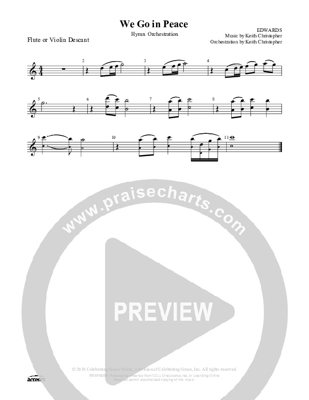 We Go In Peace Flute ()