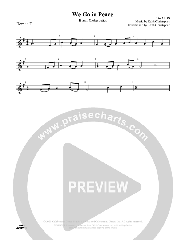 We Go In Peace French Horn ()