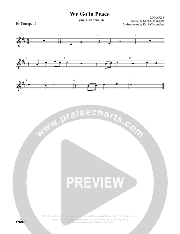 We Go In Peace Trumpet 1 ()