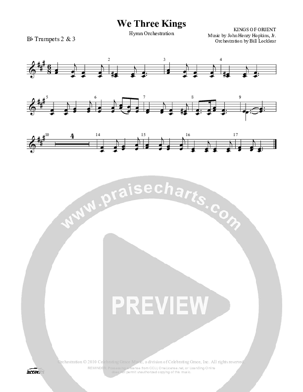 We Three Kings  Trumpet 2/3 ()