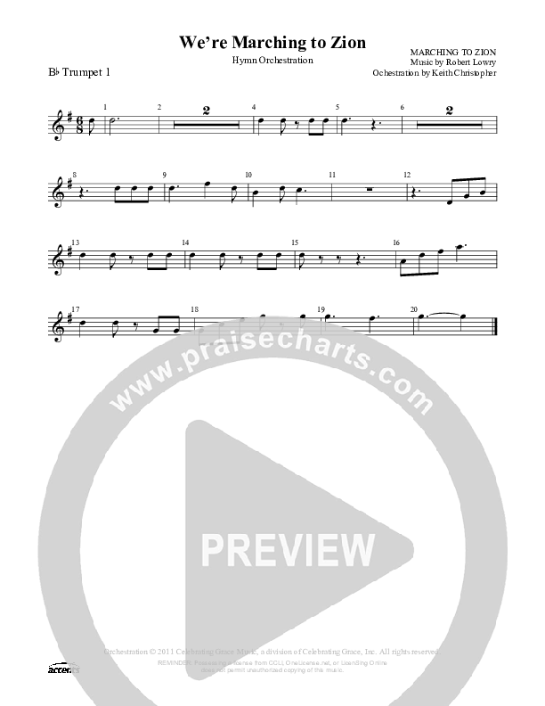 We're Marching To Zion Trumpet 1,2 ()
