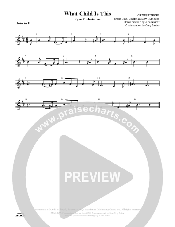 What Child Is This French Horn ()