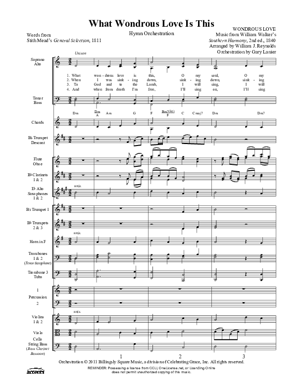 What Wondrous Love Is This Orchestration ()